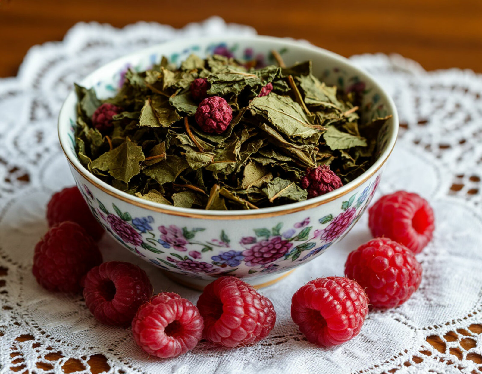 Кура җиләге яфракларыннан чәй