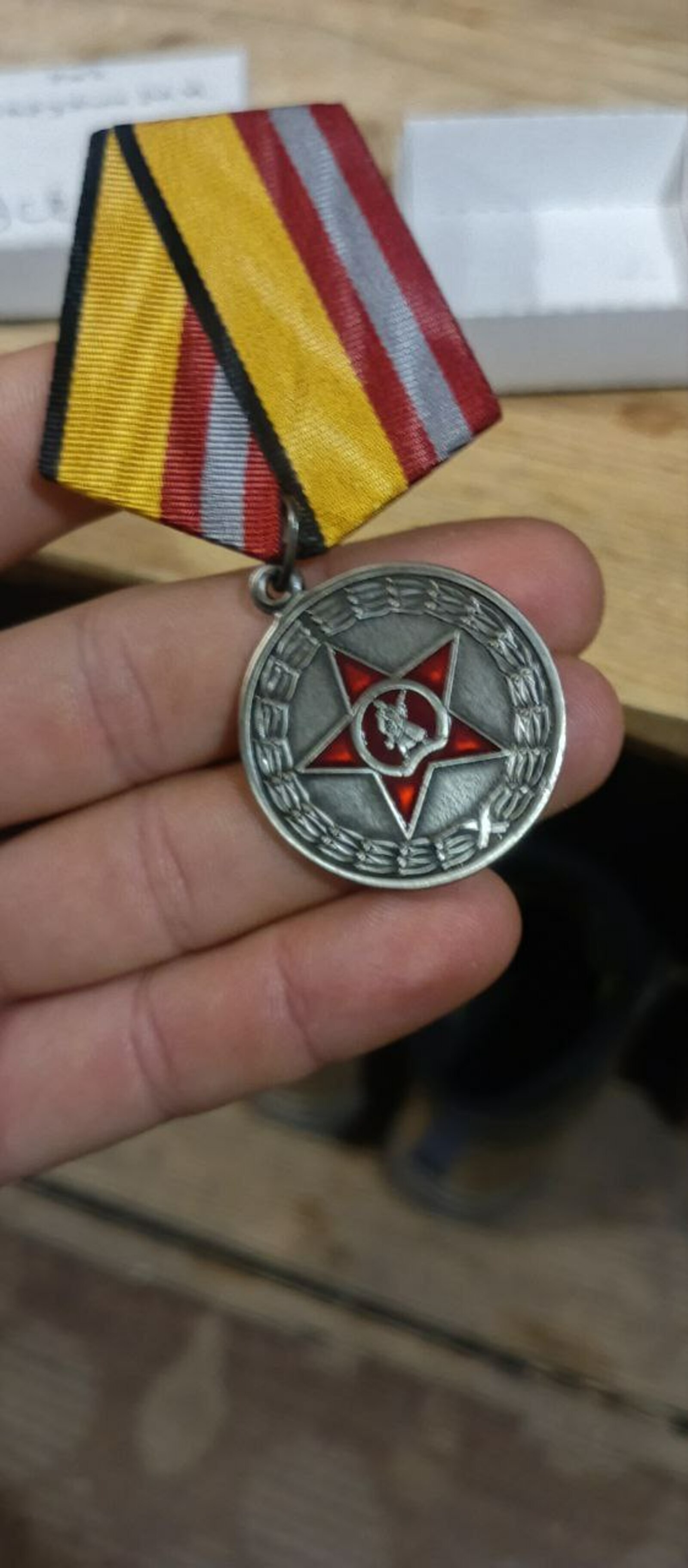 Шәһәрдәшебез СВО катнашучысы медале белән бүләкләнде