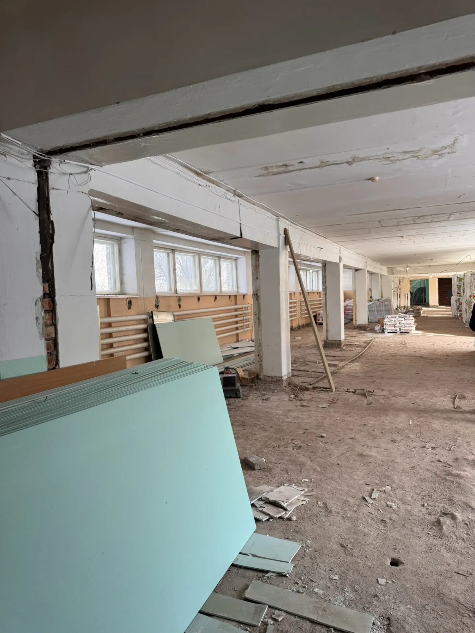 8 нче мәктәптә капиталь ремонт дәвам итә!