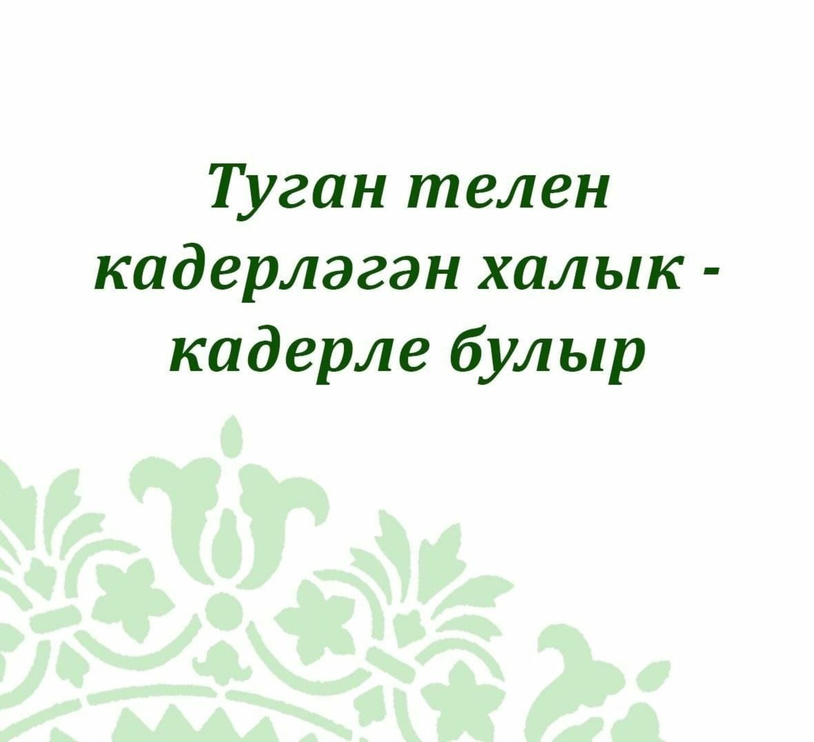 Халыкара туган тел көне