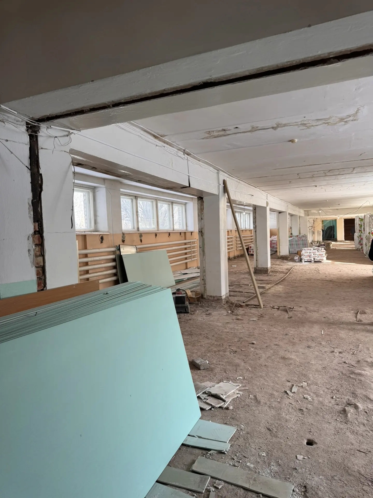 8 нче мәктәптә капиталь ремонт дәвам итә!